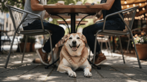 Dog separation anxiety crate training supports calm outings