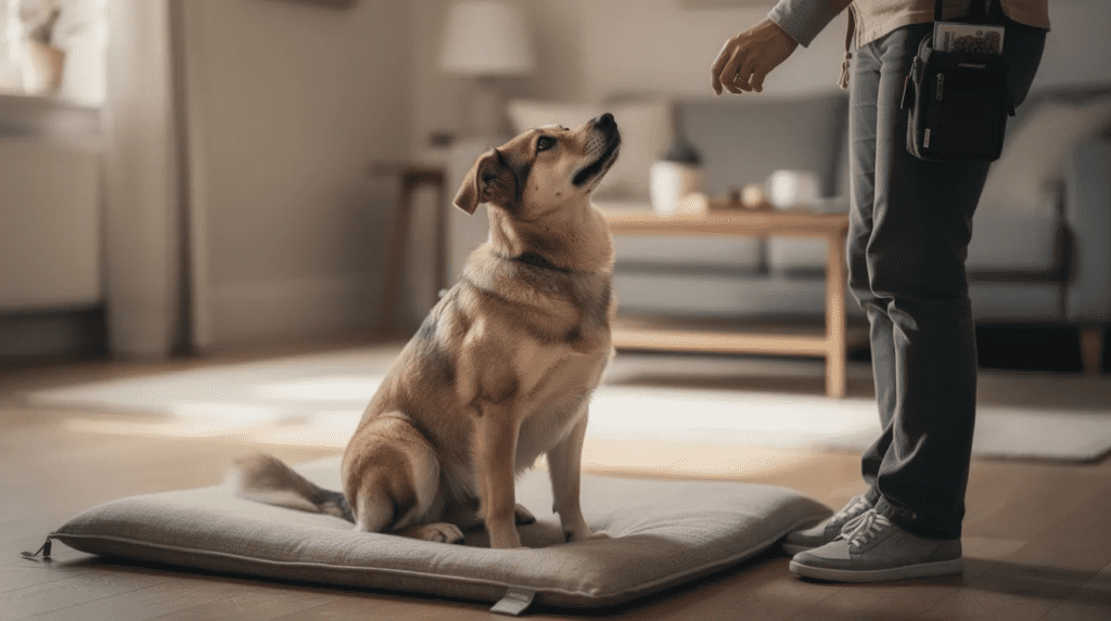How to stop a dog from licking people with place training
