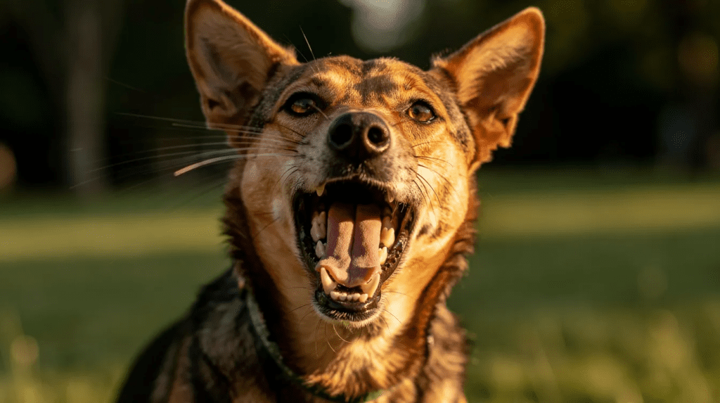 Stop dog barking with calm outdoor behavior training