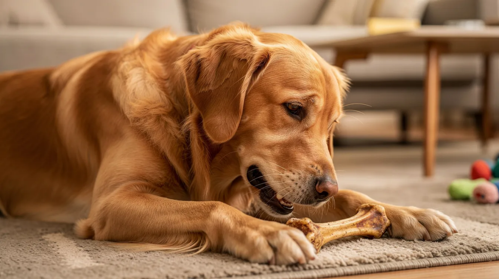 Resource guarding in dogs around food and toys